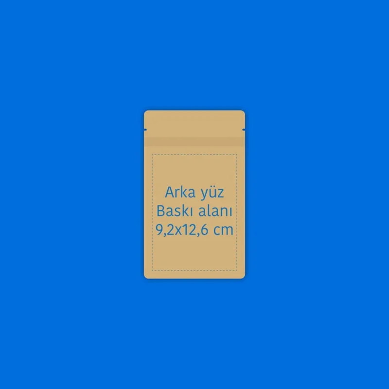Büyük Pencereli Kağıt Doypack (11x18) - Görsel 4