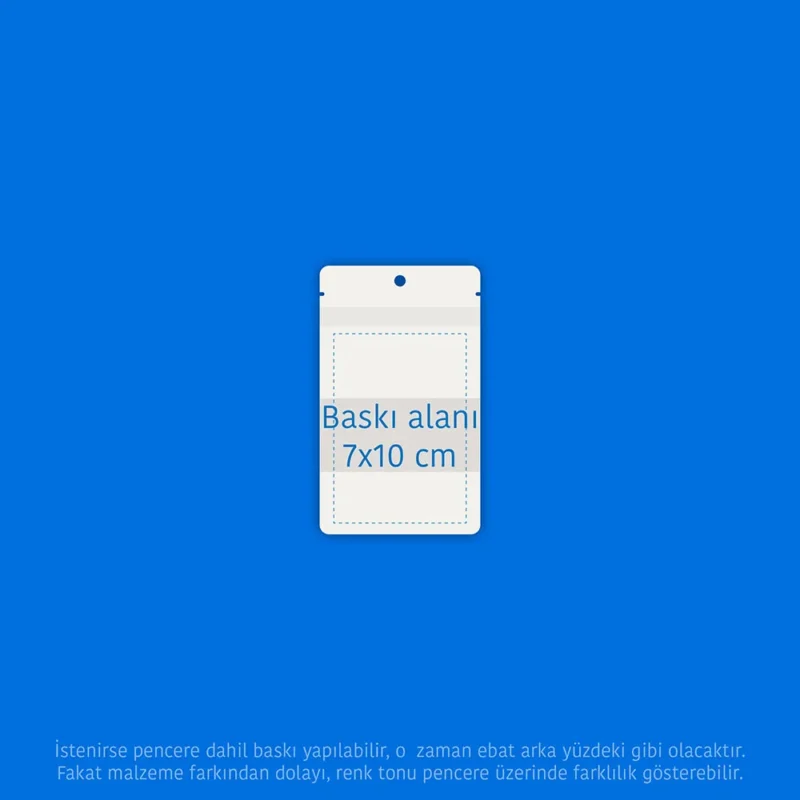 Pencereli Beyaz Kağıt Doypack (8.5x14.5) - Görsel 5