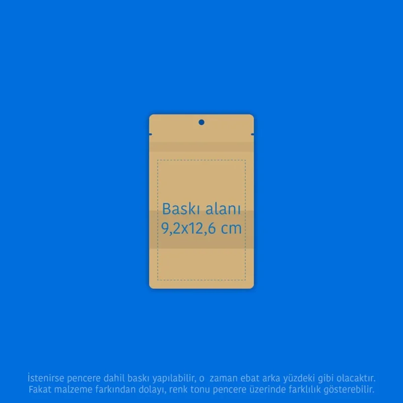 Pencereli Kağıt Doypack (11x18,5) - Görsel 5