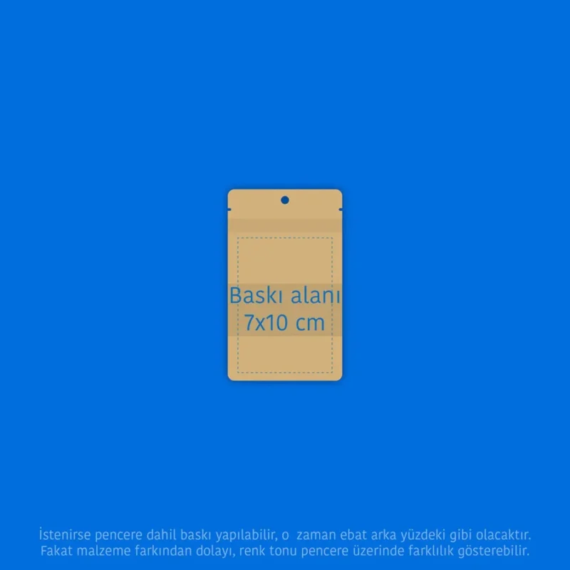 Pencereli Kağıt Doypack (8,5x14,5) - Görsel 5